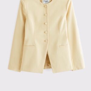 Abercrombie & Fitch Cream Blazer